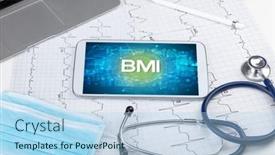  Presentation with medical concept - Theme enhanced with close-up-view background and a light blue colored foreground