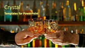  Presentation with shots - Slide deck featuring close-up-view background and a tawny brown colored foreground