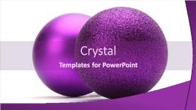  Presentation with glow - PPT layouts having close-up-violet-nacre-glow background and a violet colored foreground