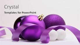  Presentation with glow - Presentation theme enhanced with close-up-violet-nacre-glow background and a white colored foreground