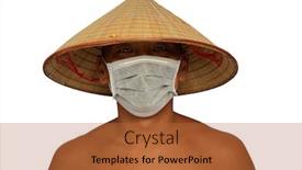  Presentation with pneumonia - Audience pleasing presentation theme consisting of close-up-young-asian-rustic backdrop and a red colored foreground