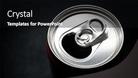  Presentation with soda - Slides featuring close-up background and a black colored foreground