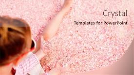  Presentation with shells - Beautiful presentation theme featuring close-up backdrop and a lemonade colored foreground