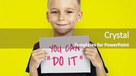  Presentation with muffins - Beautiful presentation theme featuring close-ups of chocolate muffins backdrop and a tawny brown colored foreground