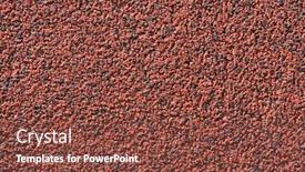  Presentation with heat - Presentation design with close-view-of-the-wall background and a tawny brown colored foreground