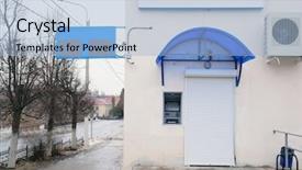  Presentation with region 3 - Presentation theme having regional economics - russia kaluga region kozelsk background and a light blue colored foreground