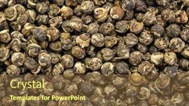  Presentation with jasmine - PPT layouts having closeup-background-of-hand-rolled background and a tawny brown colored foreground