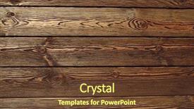 Presentation with wood texture - Colorful presentation theme enhanced with closeup background of wood texture backdrop and a tawny brown colored foreground