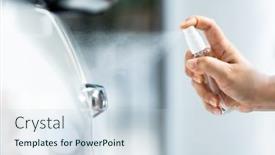  Presentation with car wash - Slides with closeup-car-wash-clening-using background and a sky blue colored foreground