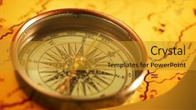  Presentation with old map - Slides with  background and a  colored foreground