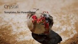  Presentation with old - Presentation theme with closeup-detail-of-old-worn and a coral colored foreground