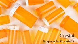  Presentation with flat - Beautiful slide set featuring closeup-flat-lay-group backdrop and a yellow colored foreground