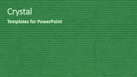  Presentation with lined paper - Colorful PPT theme enhanced with closeup green cardboard texture background backdrop and a ocean colored foreground