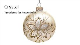  Presentation with black and gold christmas - Presentation design featuring closeup image of golden christmas background and a  colored foreground