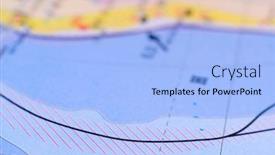  Presentation with border certificates - Cool new PPT theme with closeup-image-of-the-border backdrop and a light blue colored foreground