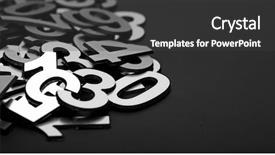  Presentation with numbers - Beautiful slides featuring closeup-image-with-pile-metal backdrop and a dark gray colored foreground