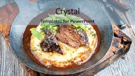  Presentation with veal - Beautiful PPT layouts featuring closeup in a wrought-iron backdrop and a light blue colored foreground