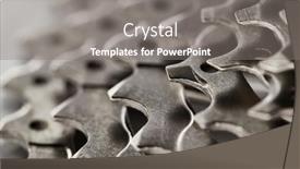  Presentation with bicycle - PPT layouts featuring closeup-of-a-bicycle-s background and a gray colored foreground