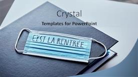  Presentation with infection - Audience pleasing PPT theme consisting of closeup-of-a-binder backdrop and a light blue colored foreground