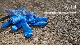  Presentation with parking lot - Colorful slide set enhanced with closeup-of-a-blue-used backdrop and a gray colored foreground