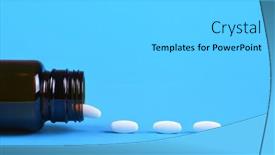  Presentation with prescription - Presentation theme consisting of closeup-of-a-brown-glass background and a light gray colored foreground