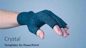  Presentation with vapor compression refrigeration systems - Presentation theme with closeup-of-a-caucasian-man background and a light blue colored foreground