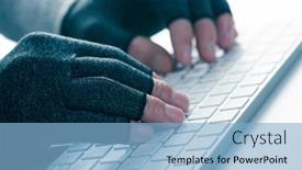  Presentation with pair - PPT layouts enhanced with closeup-of-a-caucasian-man background and a light blue colored foreground