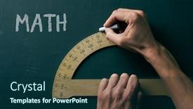  Presentation with green chalkboard - Beautiful PPT layouts featuring closeup-of-a-caucasian-man backdrop and a navy blue colored foreground