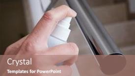  Presentation with stairway - Colorful slide deck enhanced with closeup-of-a-caucasian-man backdrop and a coral colored foreground