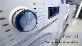  Presentation with control panel - PPT theme with closeup-of-a-control-panel background and a light gray colored foreground