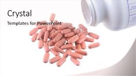  Presentation with death - Beautiful theme featuring ibuprofen - closeup of a coyote backdrop and a white colored foreground