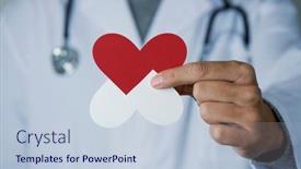  Presentation with antibiotic - Amazing presentation theme having closeup-of-a-doctor-man backdrop and a lemonade colored foreground