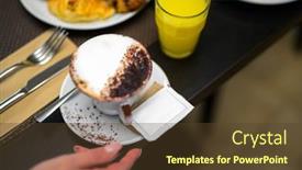  Presentation with cappuccino - 
