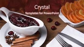  Presentation with closeup of a paper boat - Slides enhanced with closeup of a gravy boat background and a tawny brown colored foreground