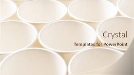  Presentation with paper cups - Slide set enhanced with closeup-of-a-group background and a lemonade colored foreground