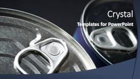  Presentation with aluminium - Colorful PPT theme enhanced with closeup-of-a-group backdrop and a dark gray colored foreground