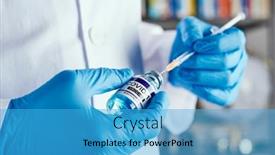  Presentation with surgical nursing - Presentation design having closeup-of-a-healthcare-worker background and a teal colored foreground