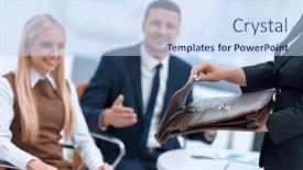  Presentation with lawyer - Slides with closeup-of-a-lawyer-opening background and a light blue colored foreground