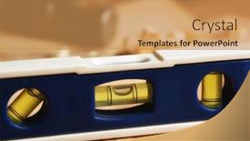  Presentation with shaving - Audience pleasing slide deck consisting of closeup-of-a-level backdrop and a gold colored foreground