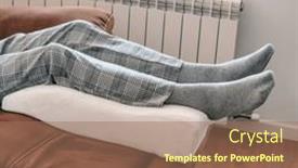  Presentation with memory - Presentation theme enhanced with closeup-of-a-man-leaning background and a coral colored foreground