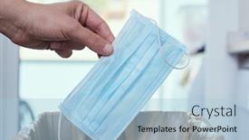  Presentation with surgical - Cool new PPT theme with closeup-of-a-man-throwing backdrop and a light blue colored foreground