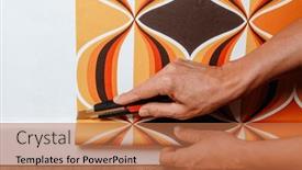  Presentation with next - Theme featuring closeup-of-a-man-trimming and a coral colored foreground