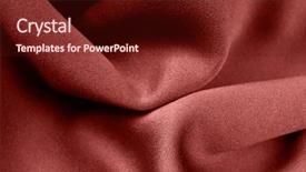  Presentation with satin - Presentation theme with closeup of a marsala color background and a tawny brown colored foreground
