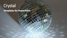  Presentation with pink 80s disco ball - Amazing slide set having repair detail in car auto backdrop and a  colored foreground.