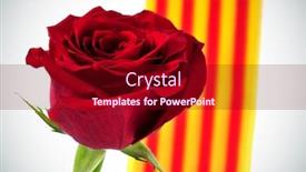  Presentation with natural - PPT theme having closeup-of-a-natural-red background and a crimson colored foreground