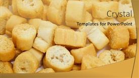  Presentation with pile - Audience pleasing presentation theme consisting of closeup-of-a-pile backdrop and a yellow colored foreground