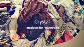  Presentation with flea - PPT layouts with closeup of a pile background and a navy blue colored foreground