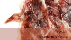  Presentation with pile - Presentation theme having closeup-of-a-pile background and a red colored foreground