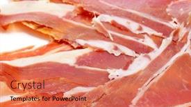  Presentation with spanish - Cool new slides with closeup-of-a-pile backdrop and a coral colored foreground