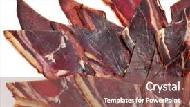  Presentation with pile - PPT theme with closeup-of-a-pile background and a violet colored foreground